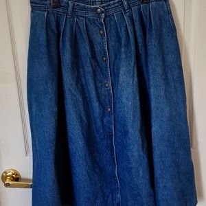 Blue jean button down shirt